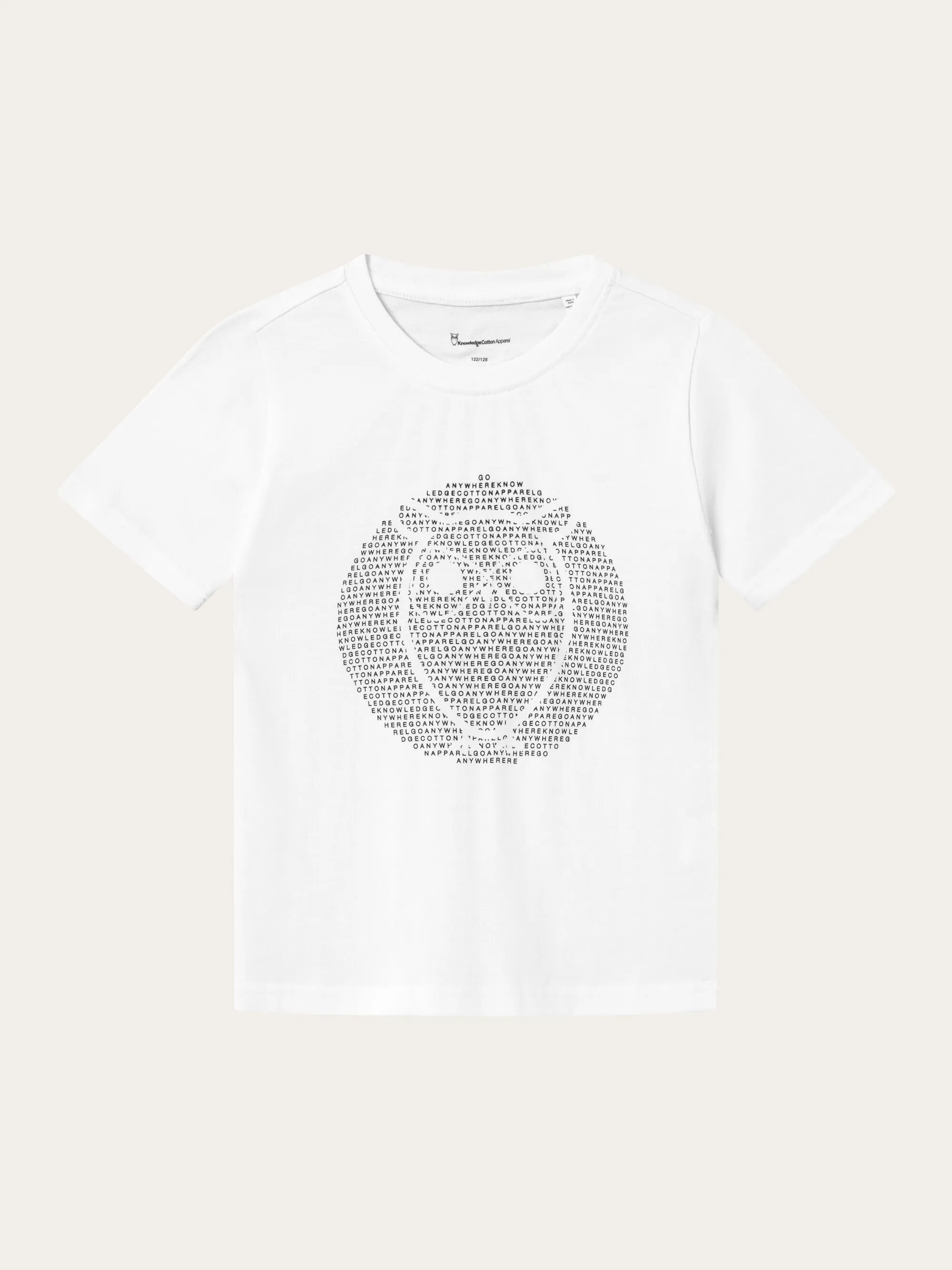 Regular fit owl chest print - Bright White