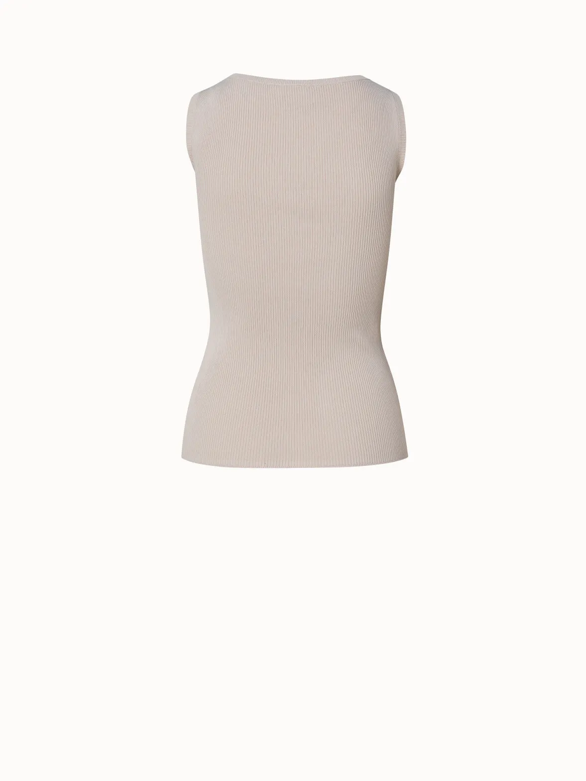 Ribbed Wool Tank Top