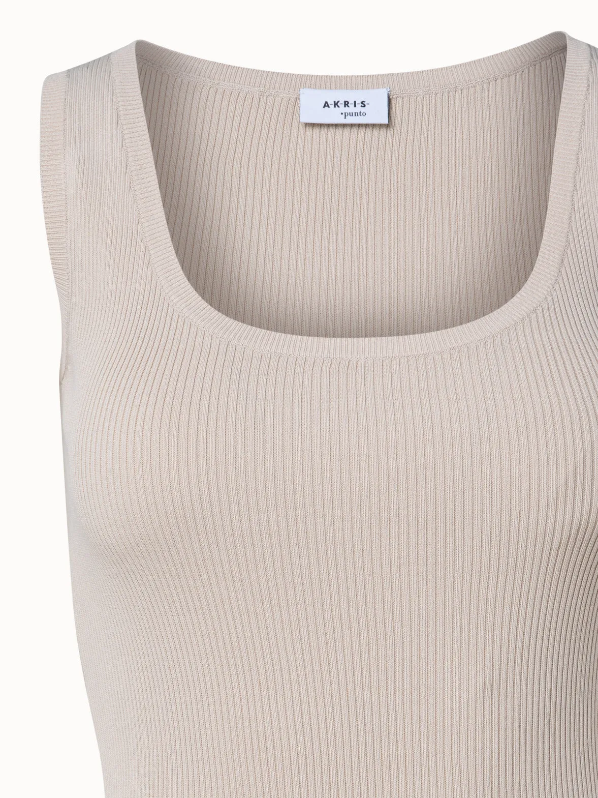Ribbed Wool Tank Top