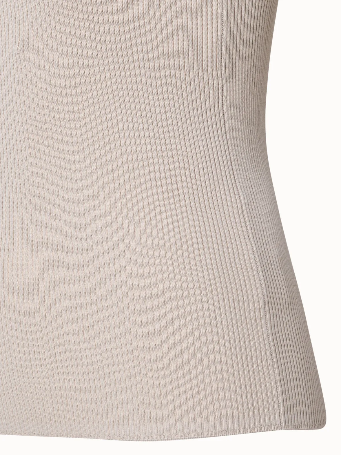 Ribbed Wool Tank Top