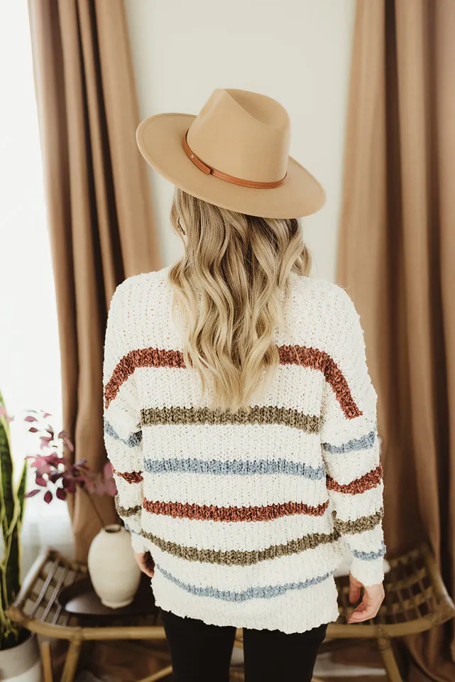 Round Neck Multi Stripe