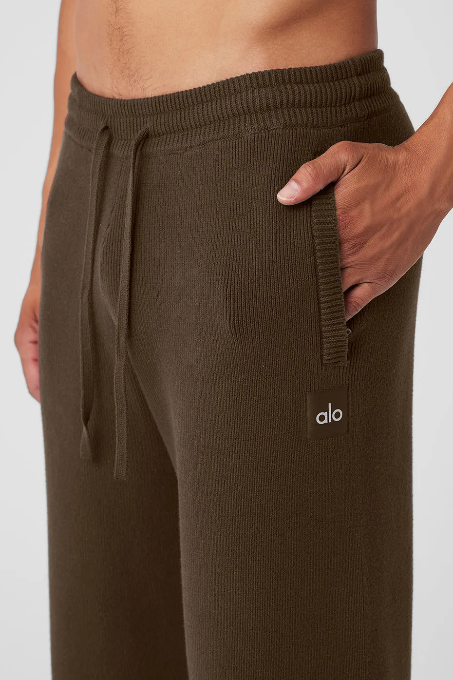 Scholar Straight Leg Sweatpant - Espresso