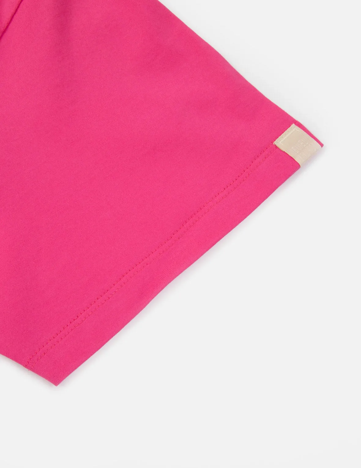 Slogan Print T-shirt With a Detachable Pouch