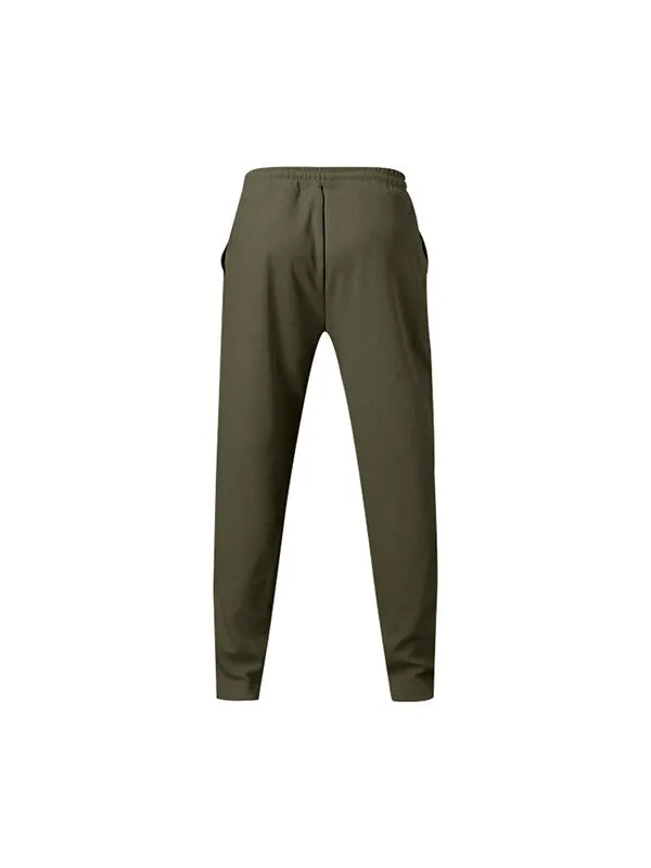 Solid Color Loose Straight Wide Leg Pants