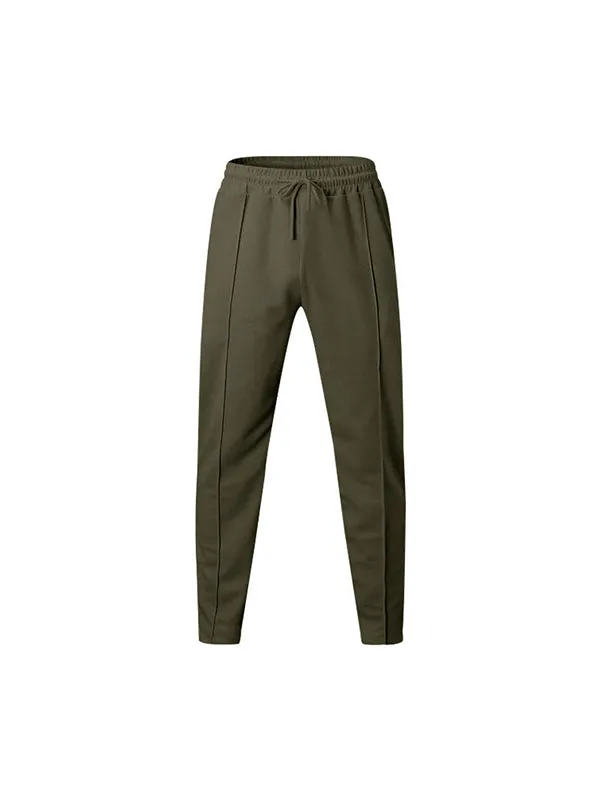 Solid Color Loose Straight Wide Leg Pants