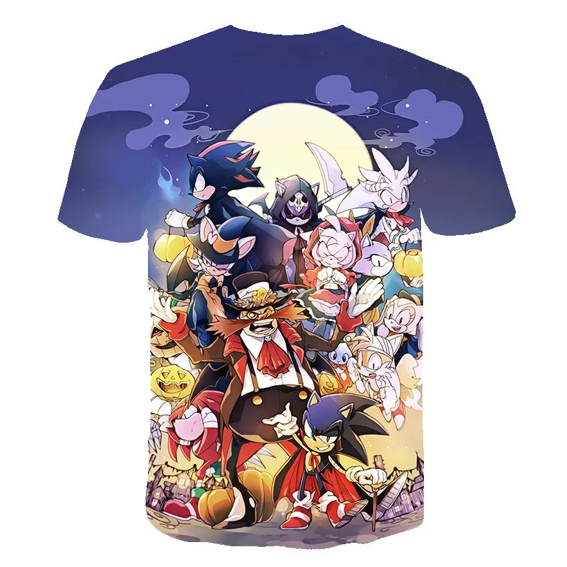 Sonic - 3D Game Print Unisex T-Shirt