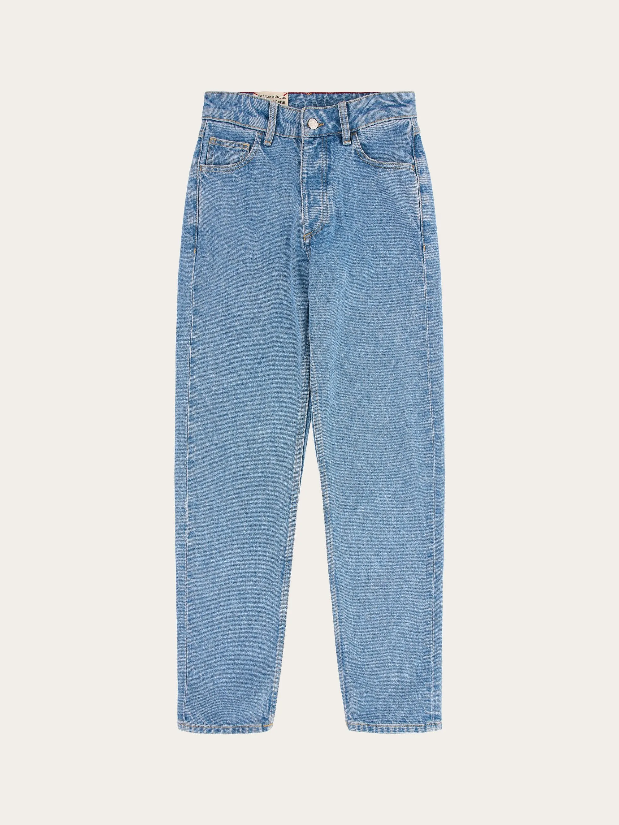 STELLA tapered denim jeans light blue REBORN™ - Bleached Stonewash