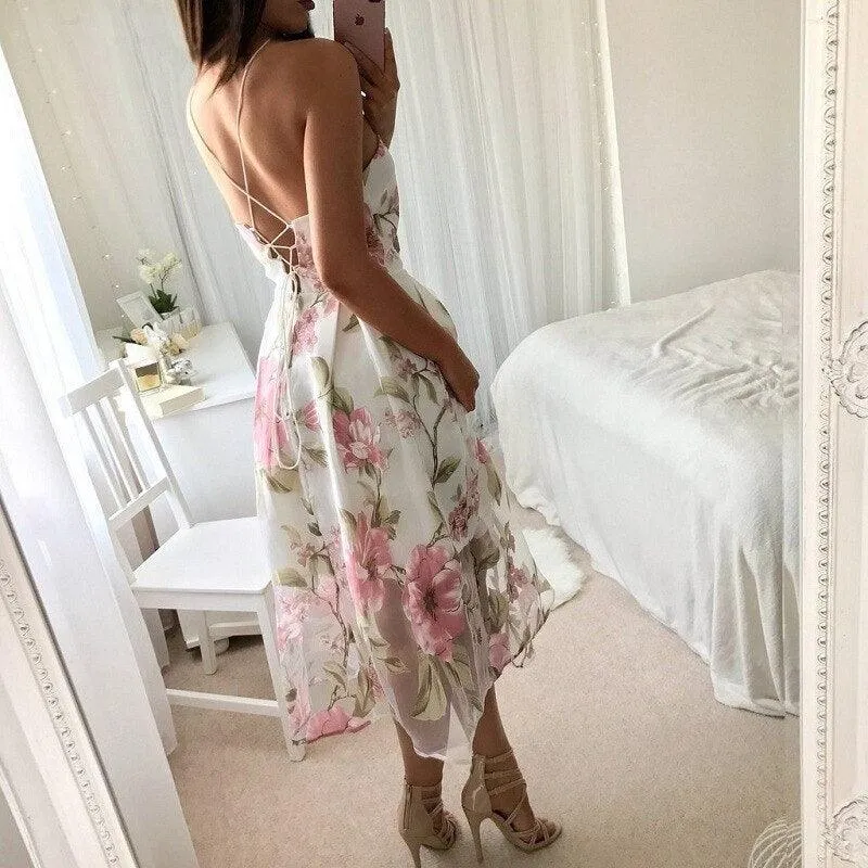 TEA TIME FLORAL DRESS