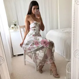 TEA TIME FLORAL DRESS