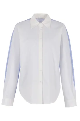 The Boyfriend Shirt with Contrasting Back