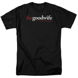 The Good Wife Logo Mens T Shirt Black
