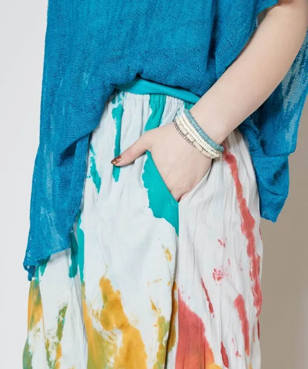 Tie Dye Wide Leg Pants