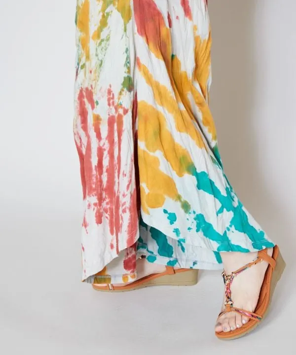 Tie Dye Wide Leg Pants