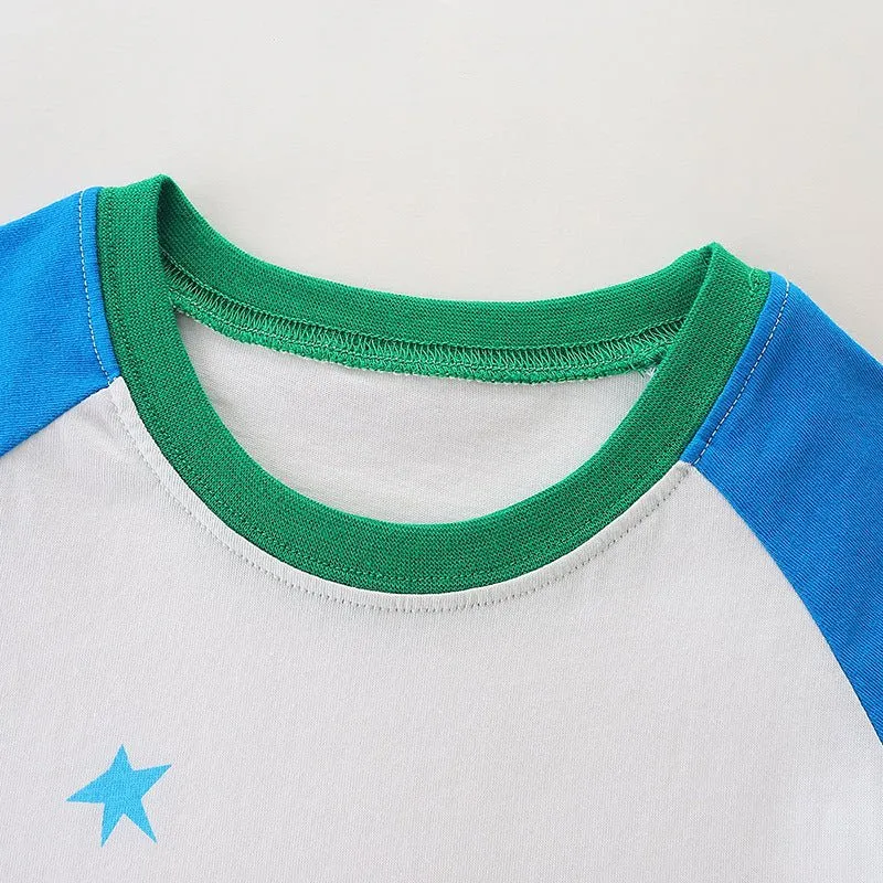 Toddler Boy's Rocket Ship Print T-shirt